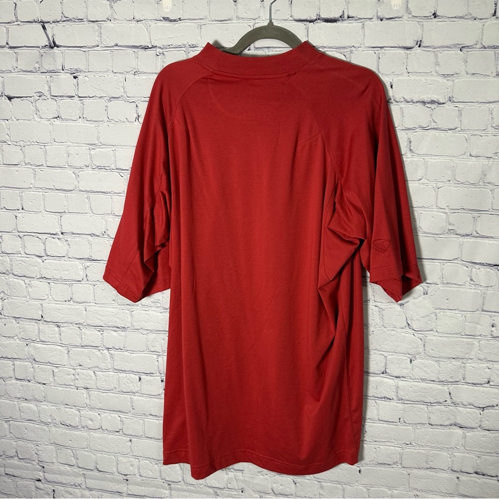 Nike Men's Red Golf Shirt - Picture 3 of 5